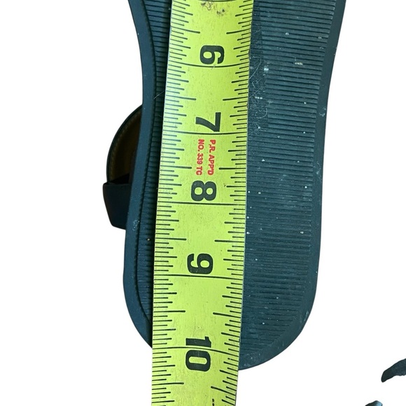 Emme Parsons Ernest Platform Fishermans Sandal in Black Nappa Leather Sz 38 - Picture 8 of 8